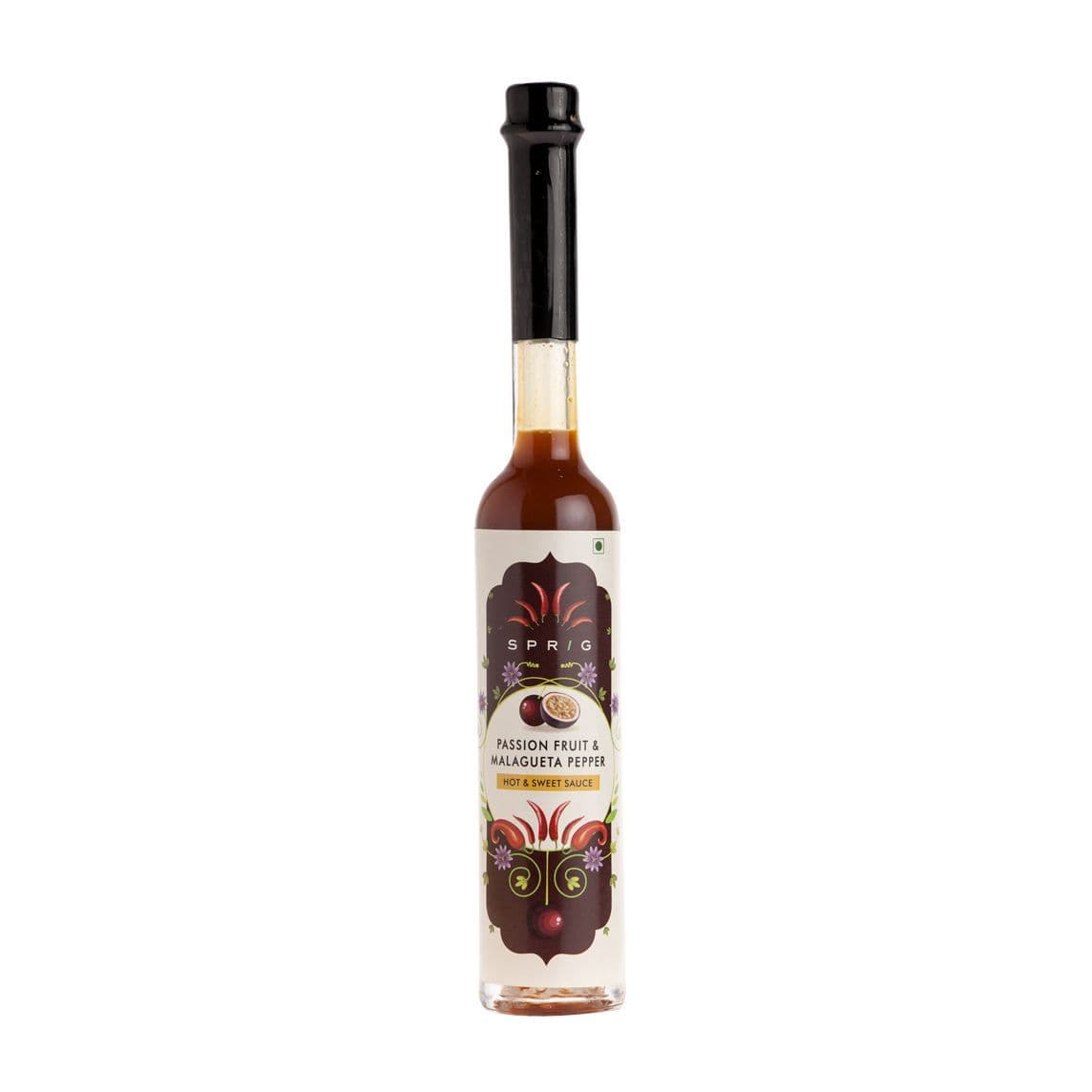 Passion fruit and malagueta pepper: spicy sweet sauce (120 g), Passion Fruit & Malagueta Pepper, Sprig