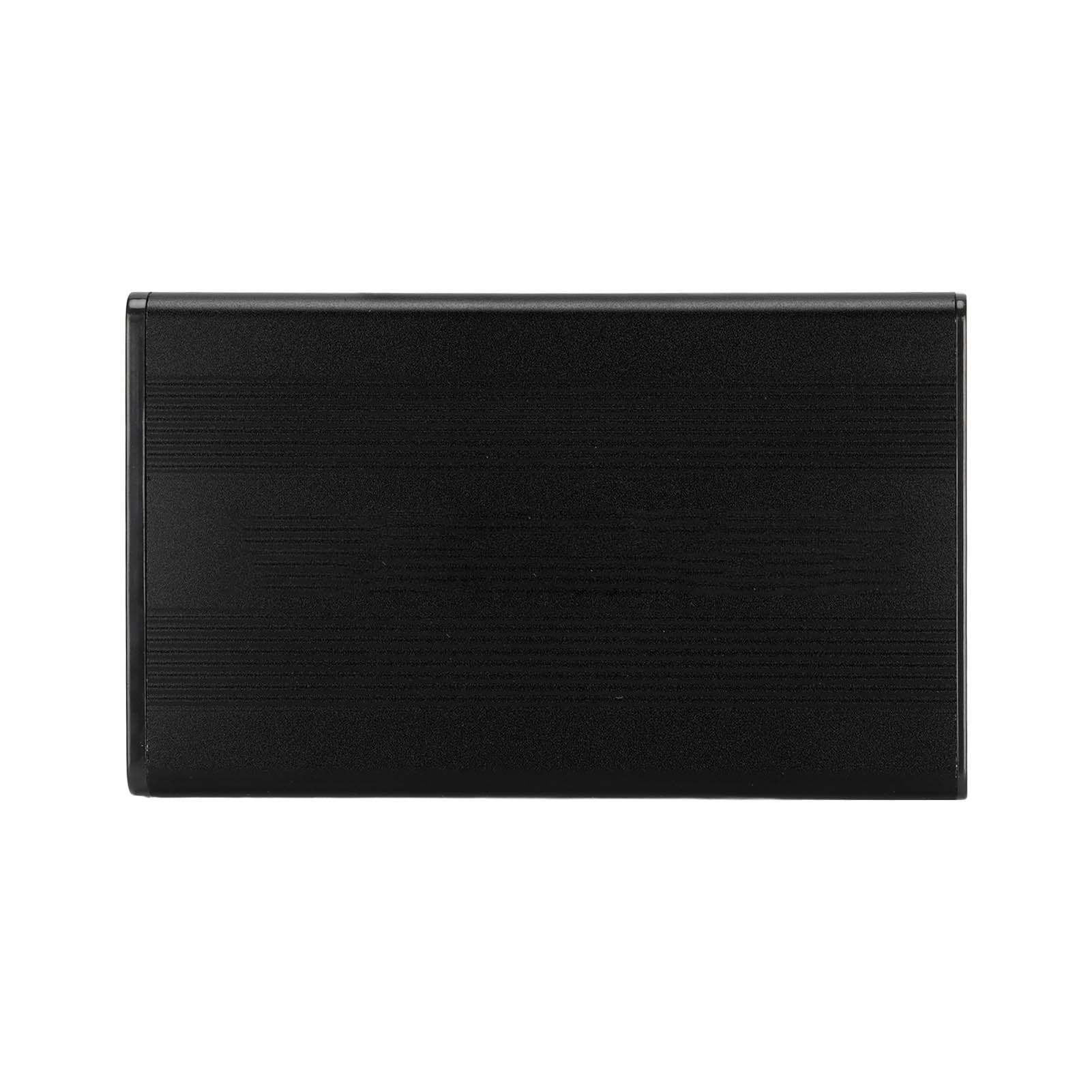HDD Enclosure 2.5in 5Gbps 2TB Capacity Anti Static Hard Drive Case with USB3.0 Interface for black