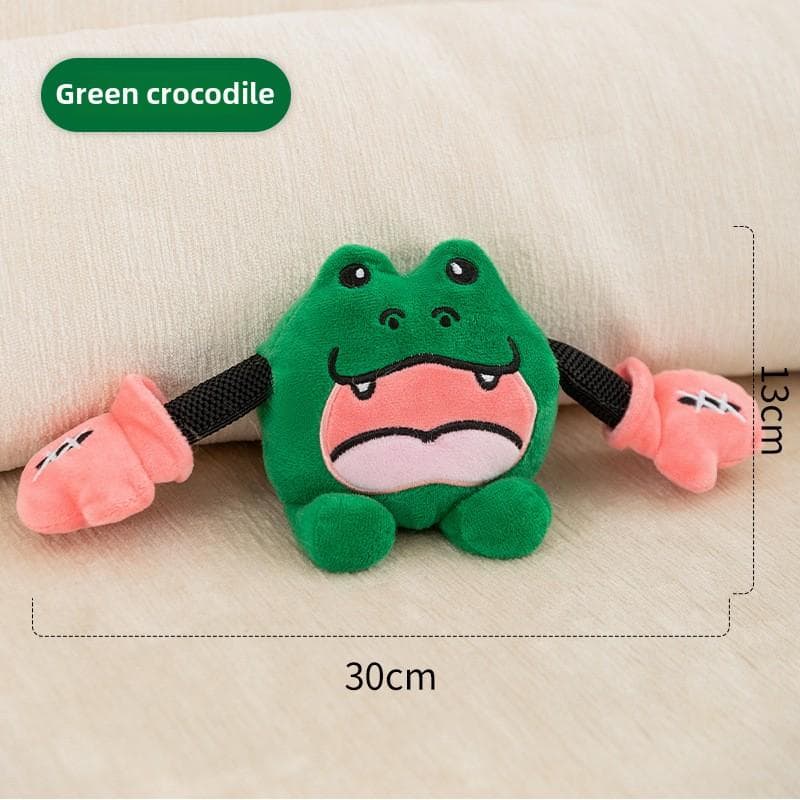 Dog Small Dog Teddy Wear-resistant and Bite-resistant Tug of War Animal Sound Piglet Toy Cat Accompanying Pet Dog Toy