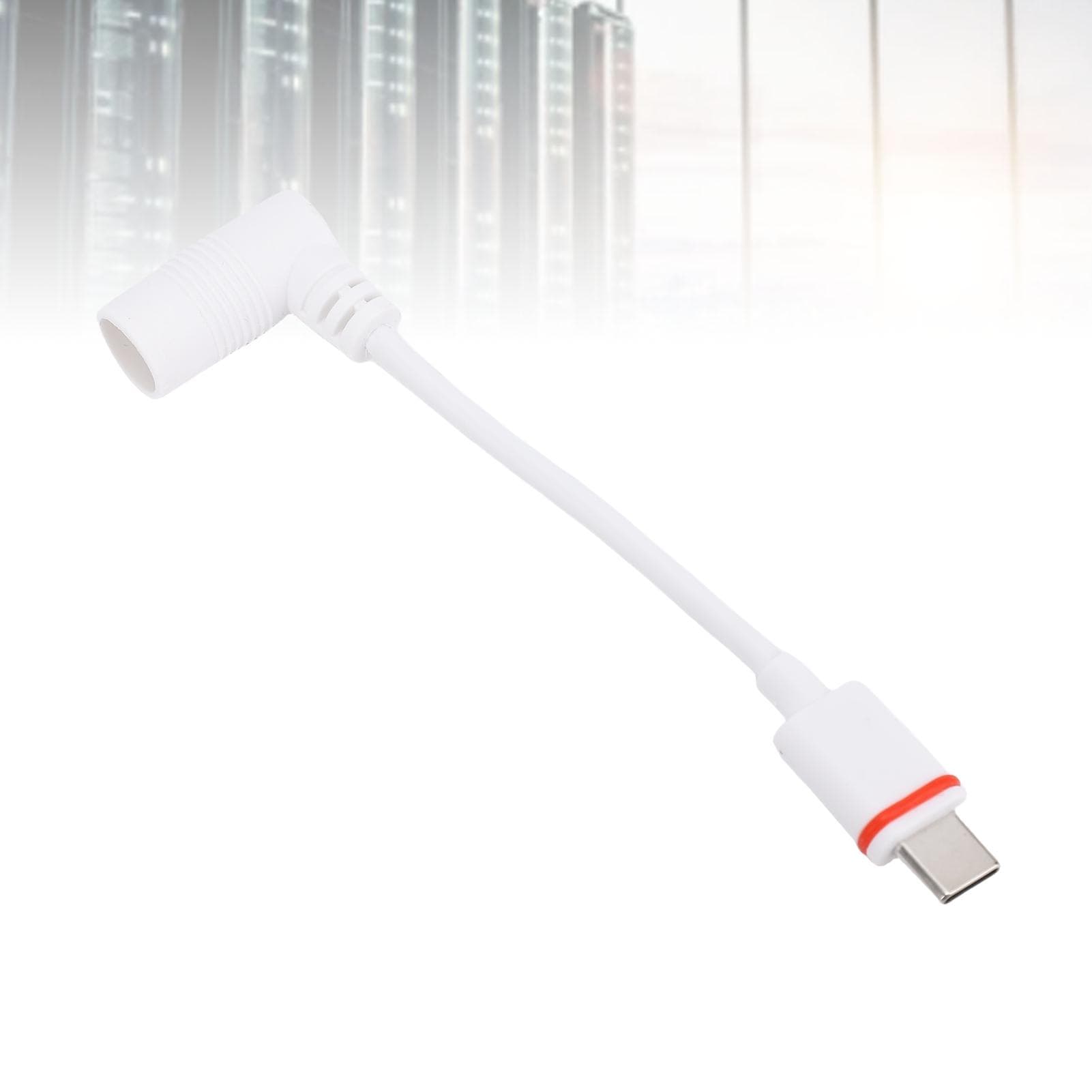 Solar Panel to USB C Adapter 4.5 Inch Solar Panel USB C Adapter Convert Connector for Spotlight Cam