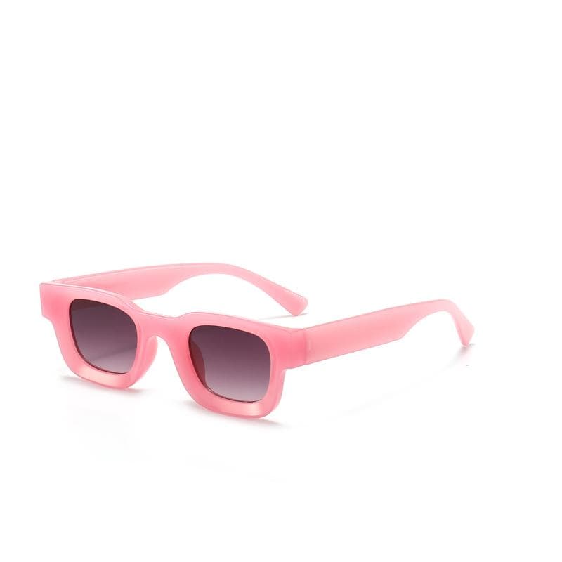 PC Concave Female Sunglasses Fashion Trend Small Box Men Hip Hop Glasses Stylish UV Protection