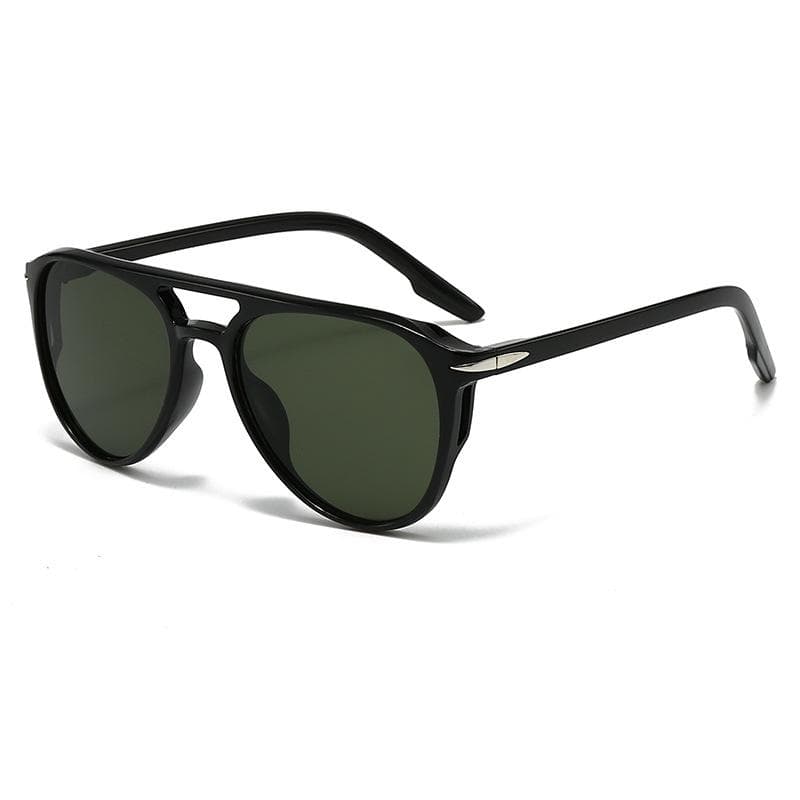 Vintage Rivet Pilot Oversized Sunglasses Women Men Punk Big Frame UV400 Luxury Brand Designer Popular Shades