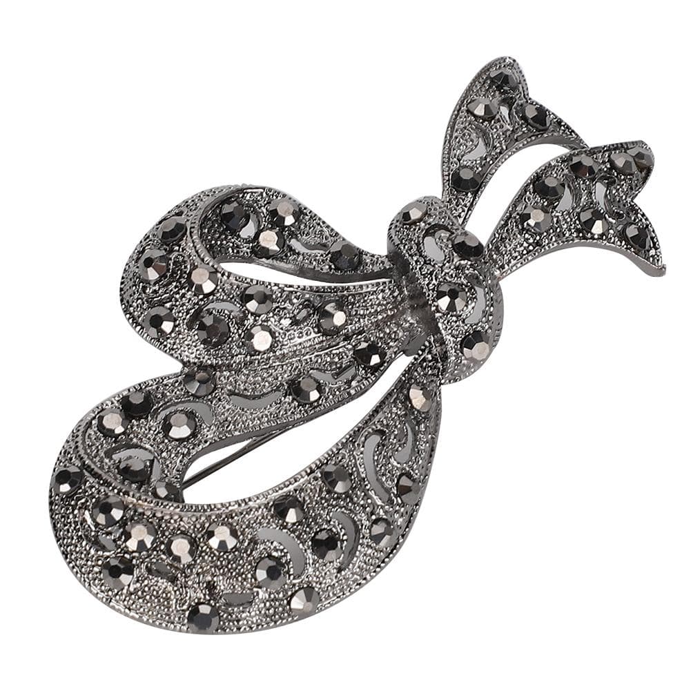 Vintage Alloy Rhinestones Brooch Alloy Lapel Pin Scarf Clothes Decoration Accessory2041