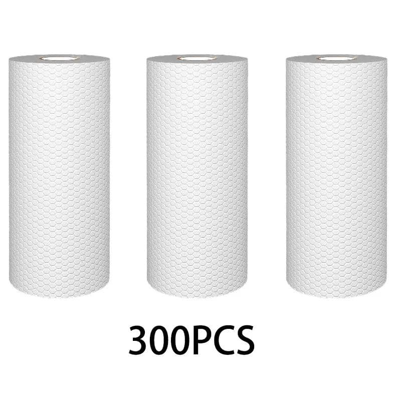 Kitchen Disposable Rags Thicken Reusable Non-Woven Cleaning Cloths Household Washing Dishcloths Cloth Paper Towels Scouring Pads