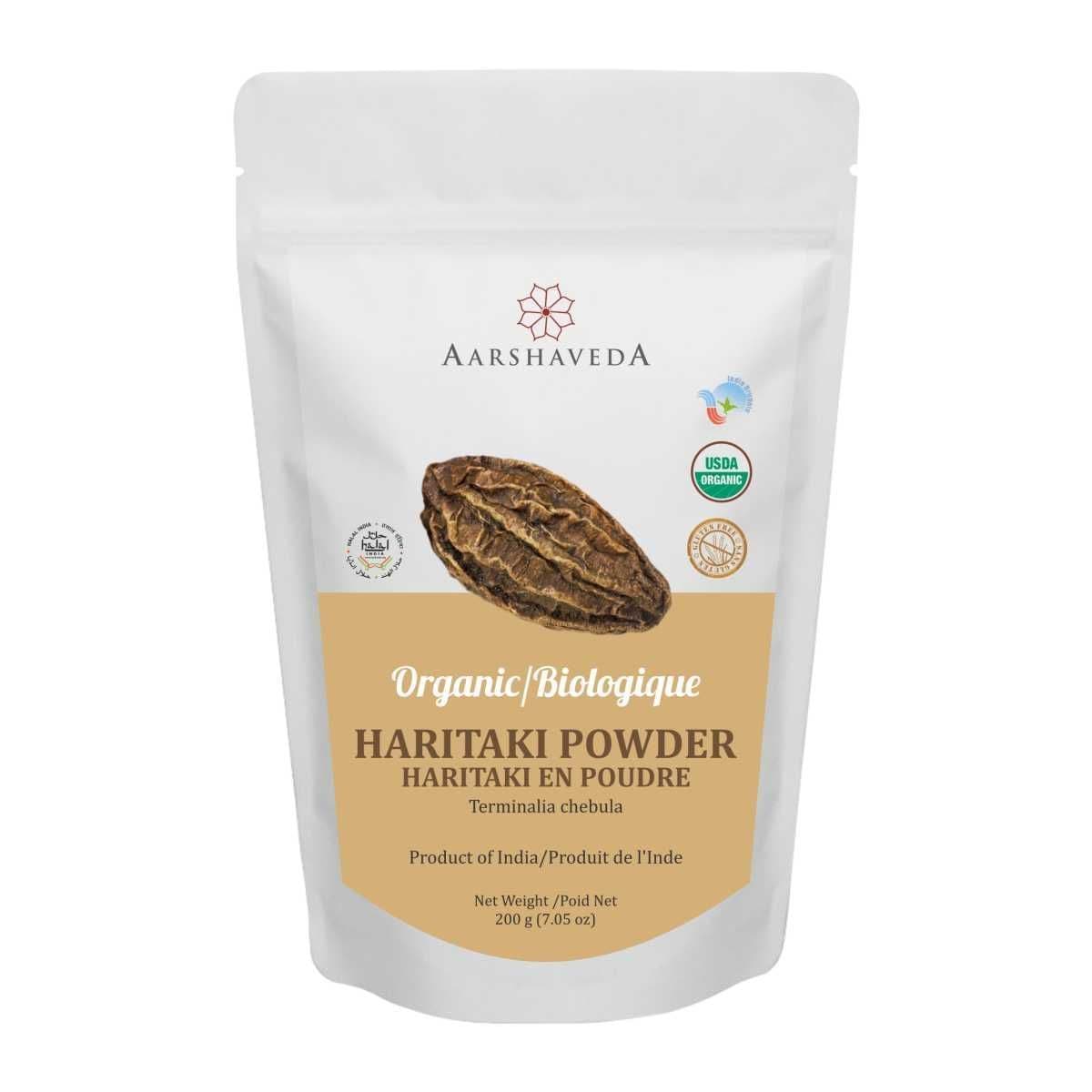 Haritaki (200 g), Haritaki Powder, Aarshaveda