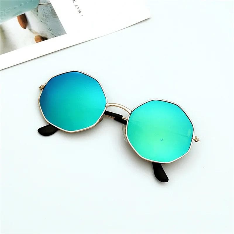 Steampunk Kids Sunglasses Vintage Round Sun Glasses for Boys Girls Luxury Children Eyewear Accessories