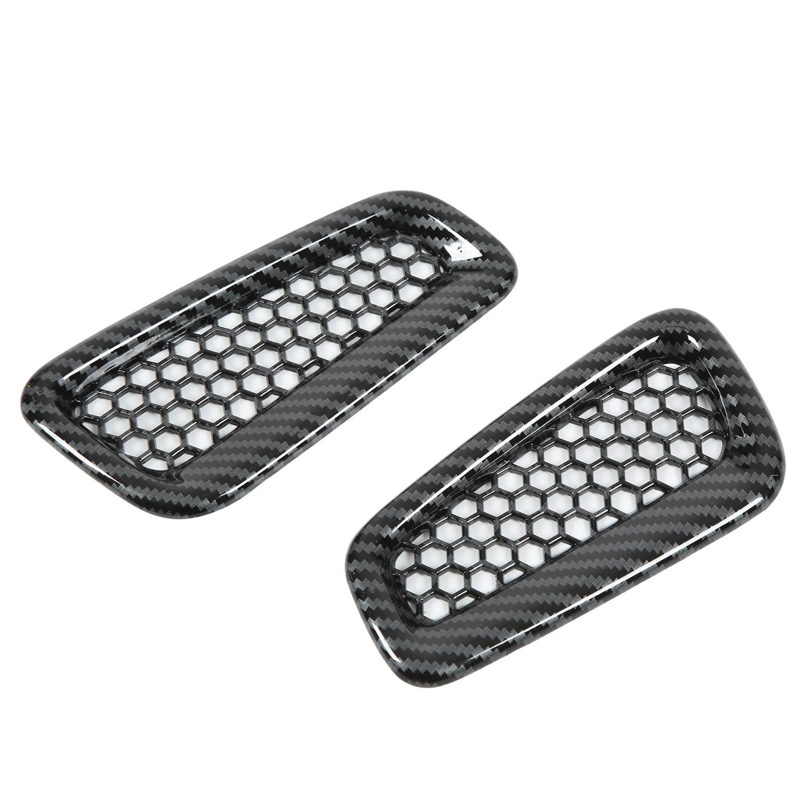 2pcs Dash Side Air Vent Cover Carbon Fiber Style ABS Wearproof Replacement for Civic 11th 2022