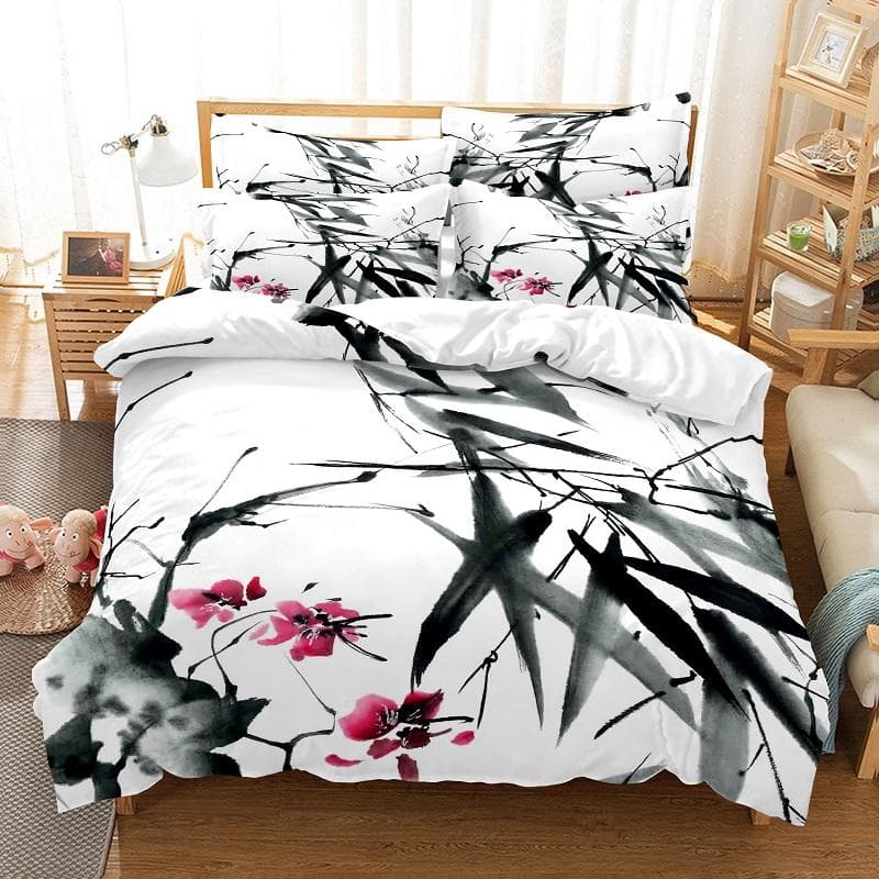 bedding set duvet cover set 3d bedding digital printing bed linen queen size bedding set fashion design EU single(135x200cm)