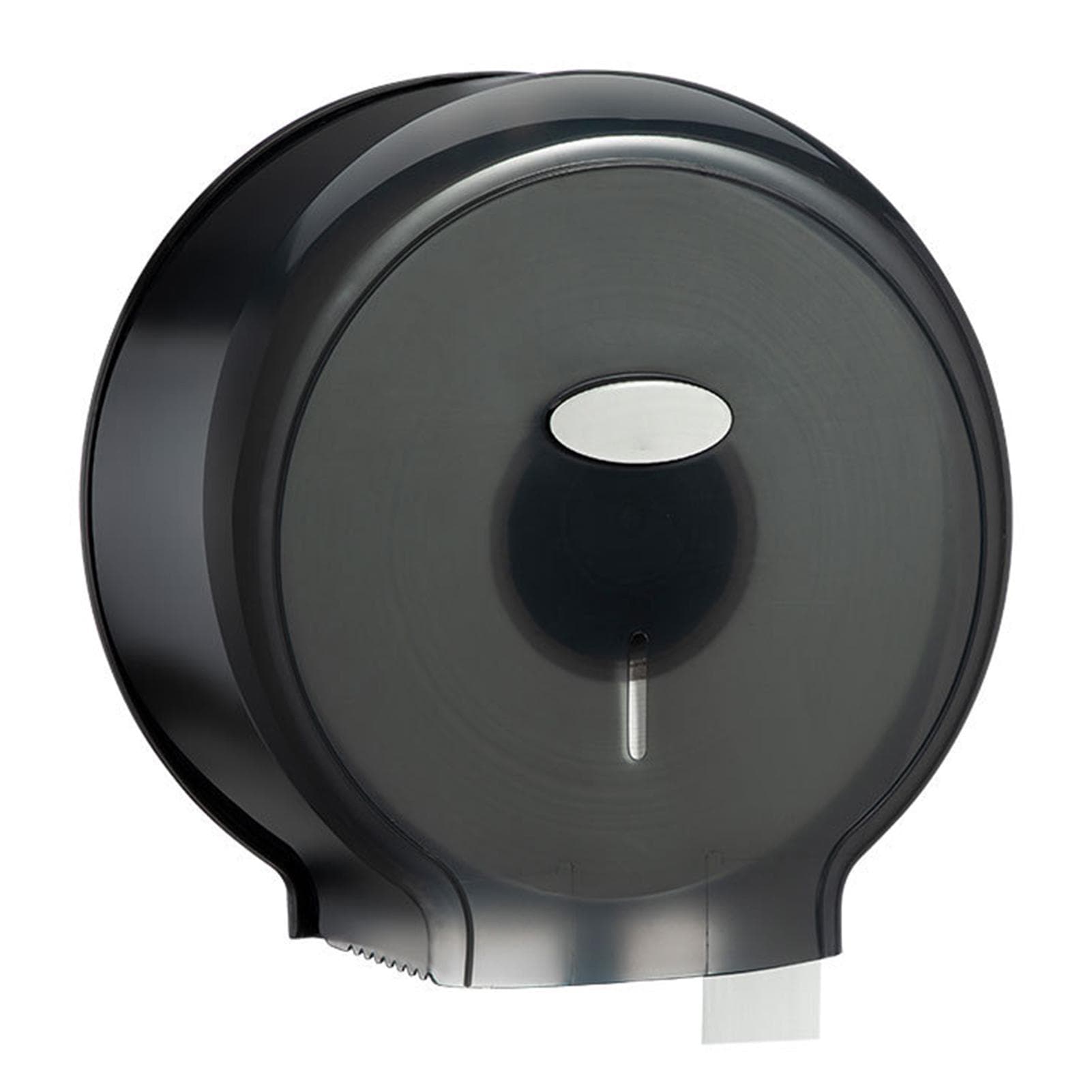 Jumbo Toilet Paper Roll Dispenser Punch Free Waterproof Wall Mount Single Roll Tissue Dispenser transparent black