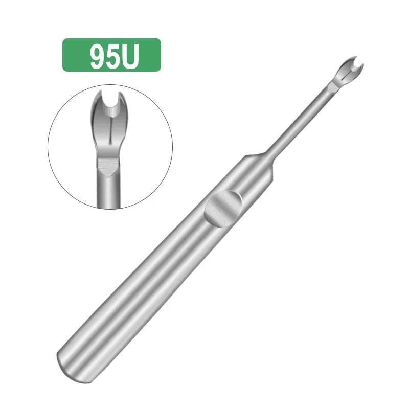 1Pcs Cuticle Remover Dead Skin Pusher Stainless Steel Nail Art Manicure Tools Scraper Nail Cleaner Trimmer 95U