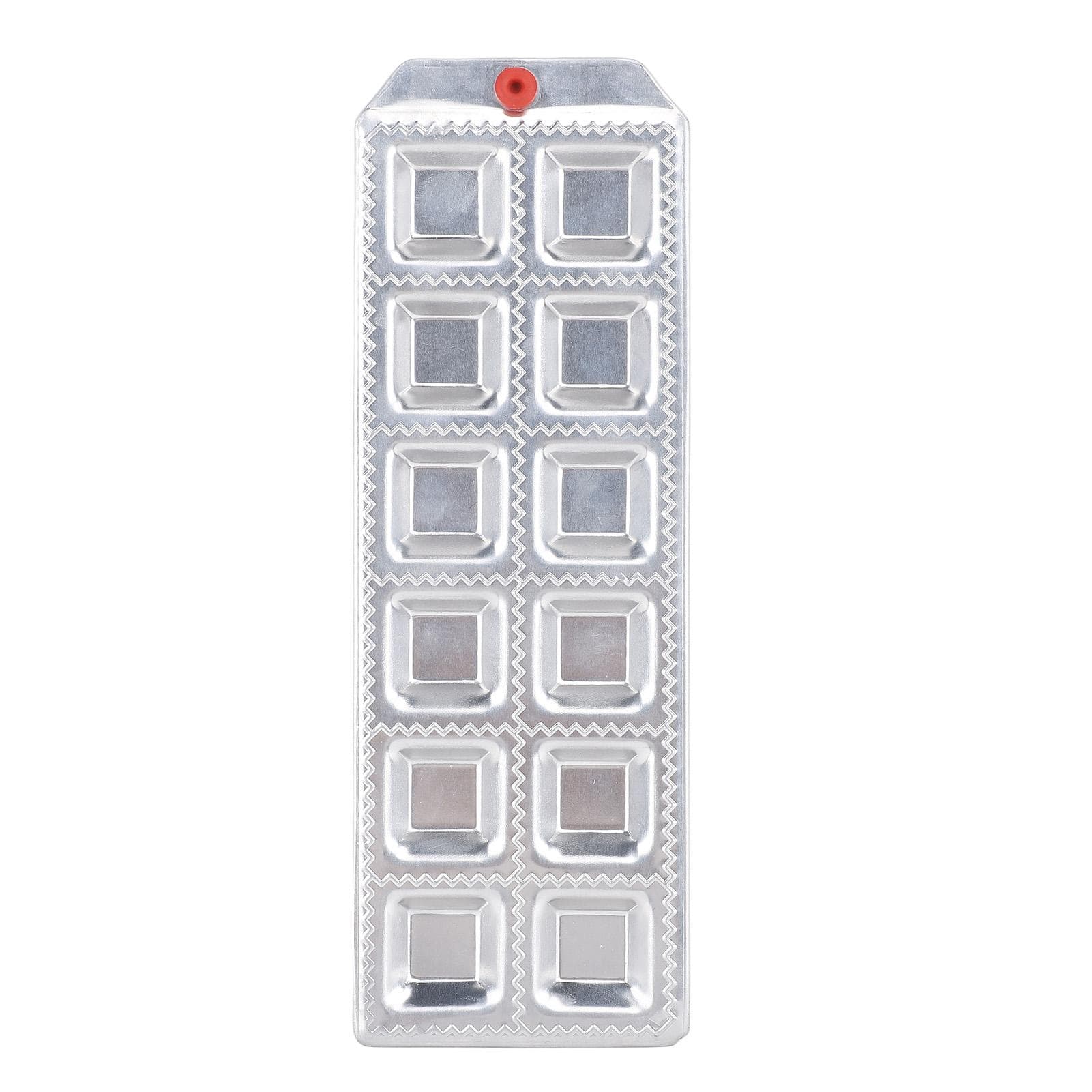 Square Ravioli Maker Multifunctional 12 Holes Dumpling Making Tool Aluminum Alloy Pasta Maker Tray