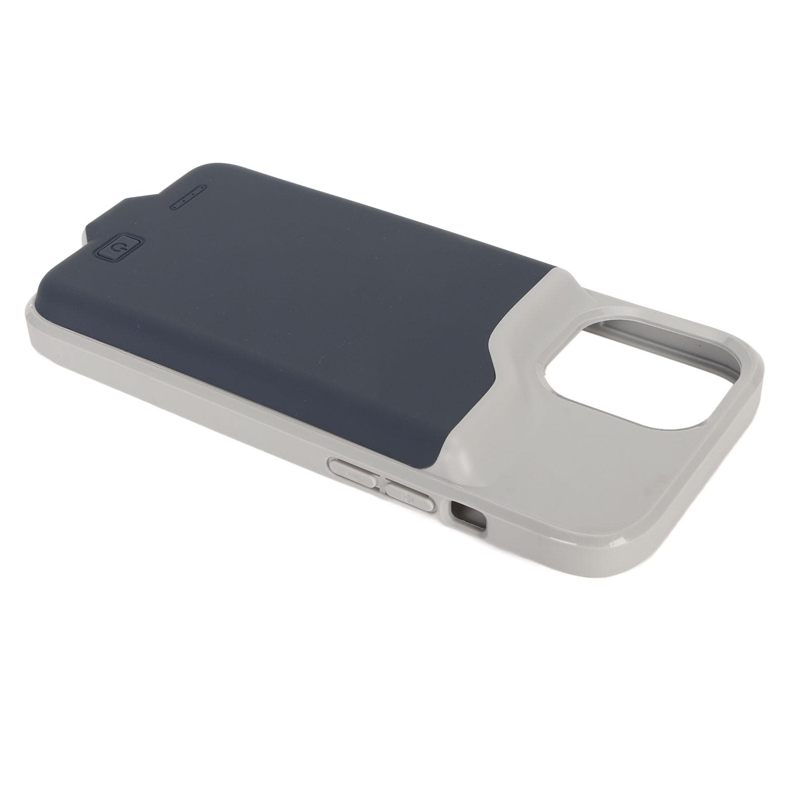 6.7 Inch 5500mAh Battery Charger Case External Power Bank Battery Charging Case for Iphone 12 Pro blue
