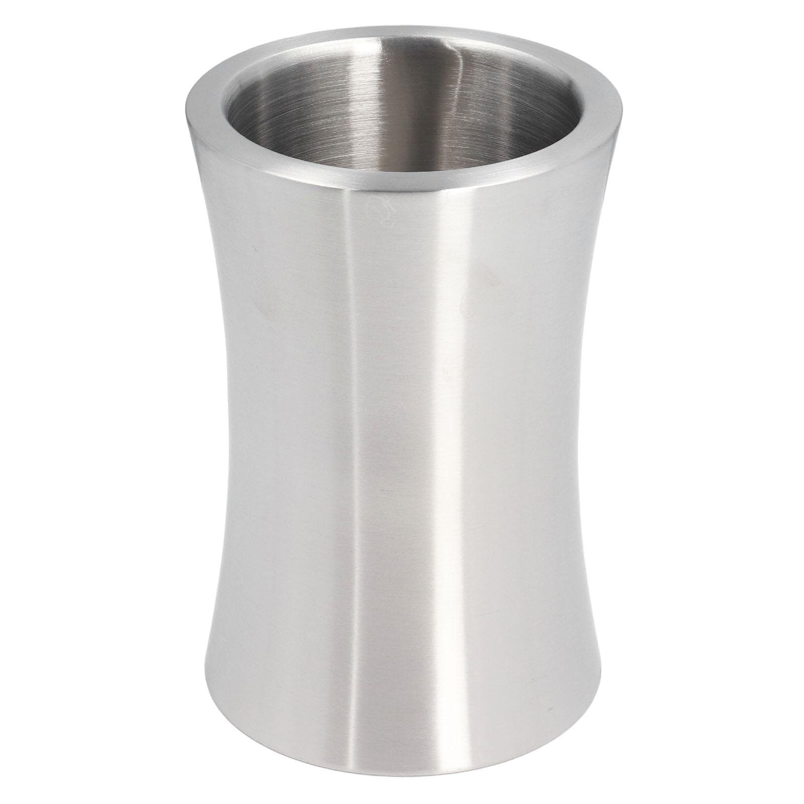 Wine Bucket 2L Capacity Silver Slim Shape Contemporary Style Double Stainless Steel Wine Bottle L(for 6.5-9kg)