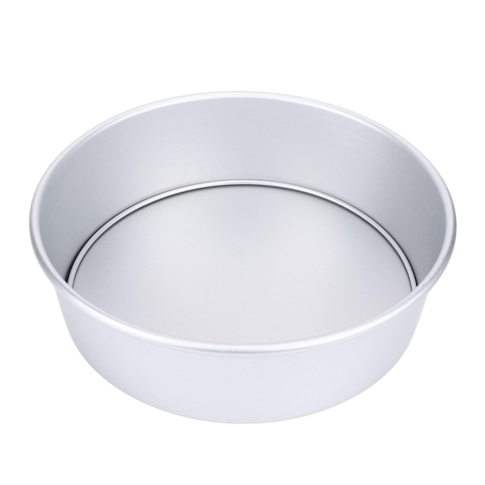 10 Inch Round Cake Mold Anodized Aluminium Cake Pans with Removable Base Baking Mold for Wedding L(for 6.5-9kg)