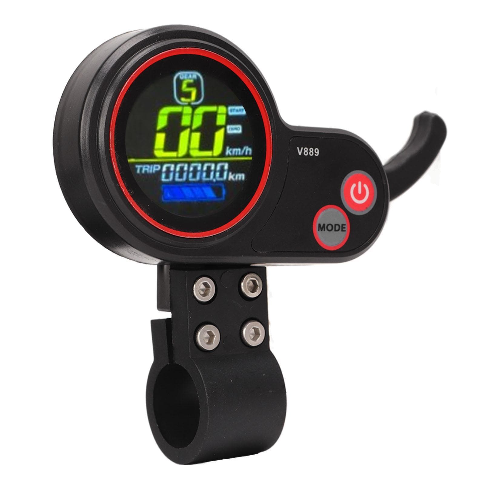 Electric Scooter Thumb Throttle Display Dashboard Control Panel with USB 24V 36V 48V