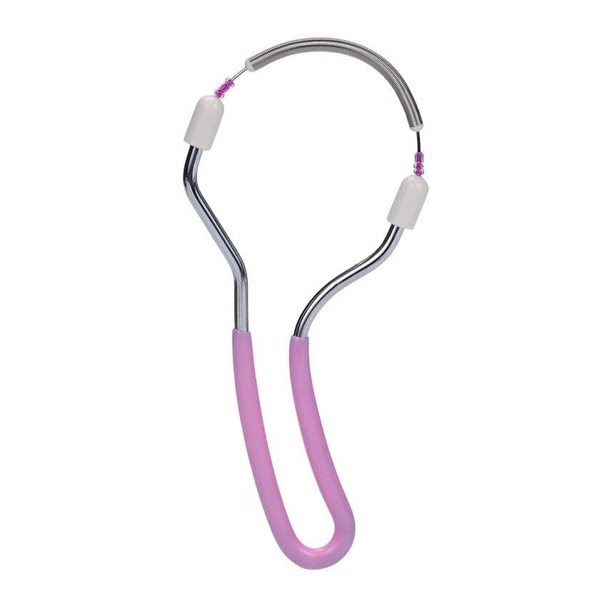 Facial Hair Remover Fine Hair Fetal Hair Spring Facial Hair Removal Hair Remover Face Twister Face Retractor Hair Removal Tool pink