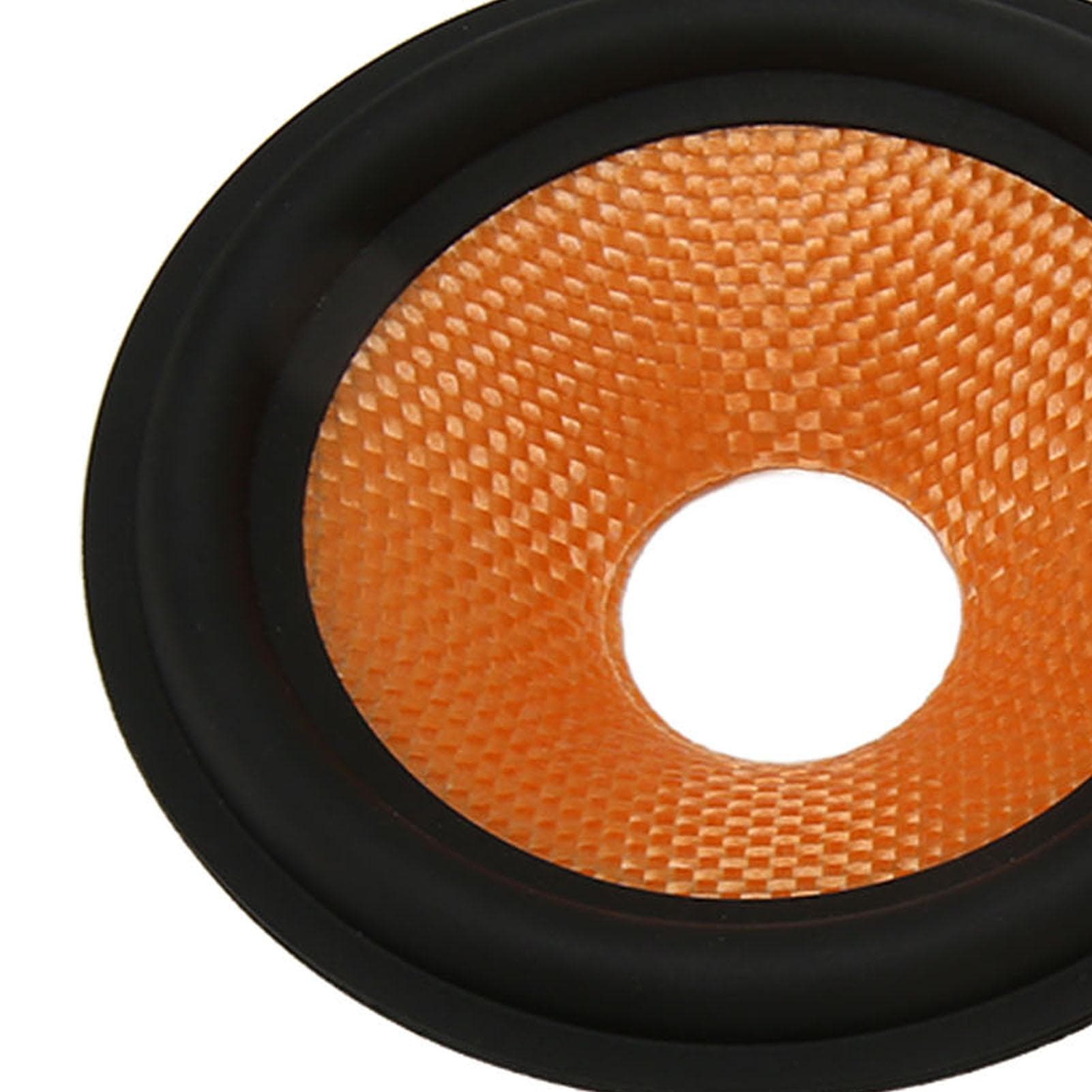 Speaker Cone Drum Paper 1 Inch Inner Diameter Subwoofer Cone Drum Paper with Rubber Surround for 4