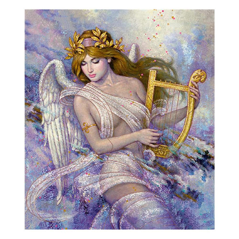 Diamond Painting Girl Angel 5D DIY Diamond Embroidery Home Decor Picture DIY Drill Needlework Mosaic Kit 20X30CM