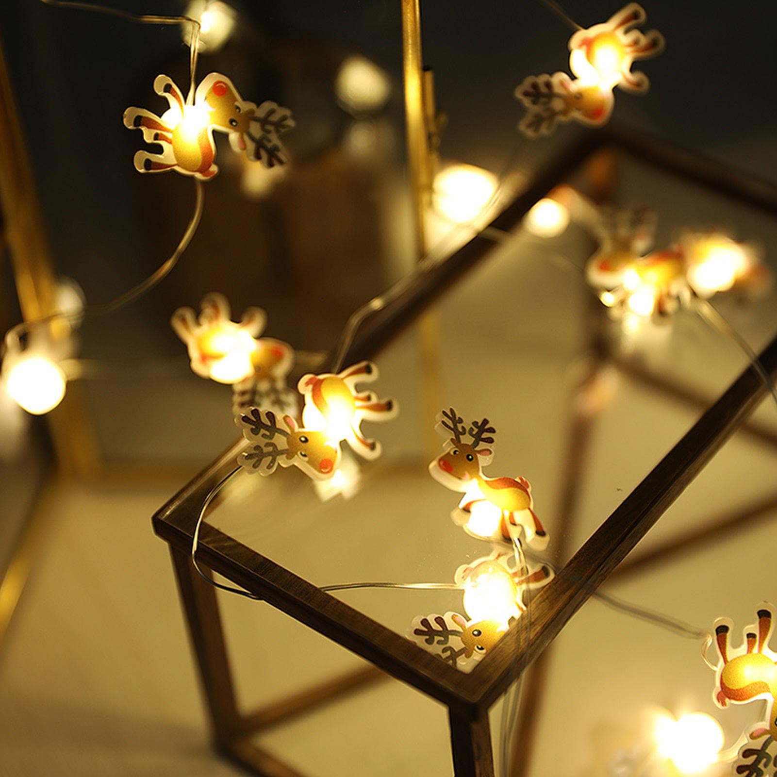 2 Meters/6.6Ft 20LEDs Bell Design String Light Constant Bright& Flash Lighting Mode IP42 Water type8