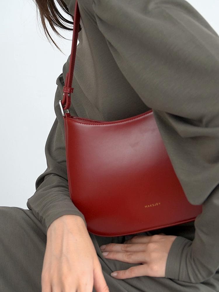 2025 Women Handbags New All-match Fashion Genuine Leather Shoulder Bag High Quality Priting Design Designer Brand For Lady ONE SIZE red