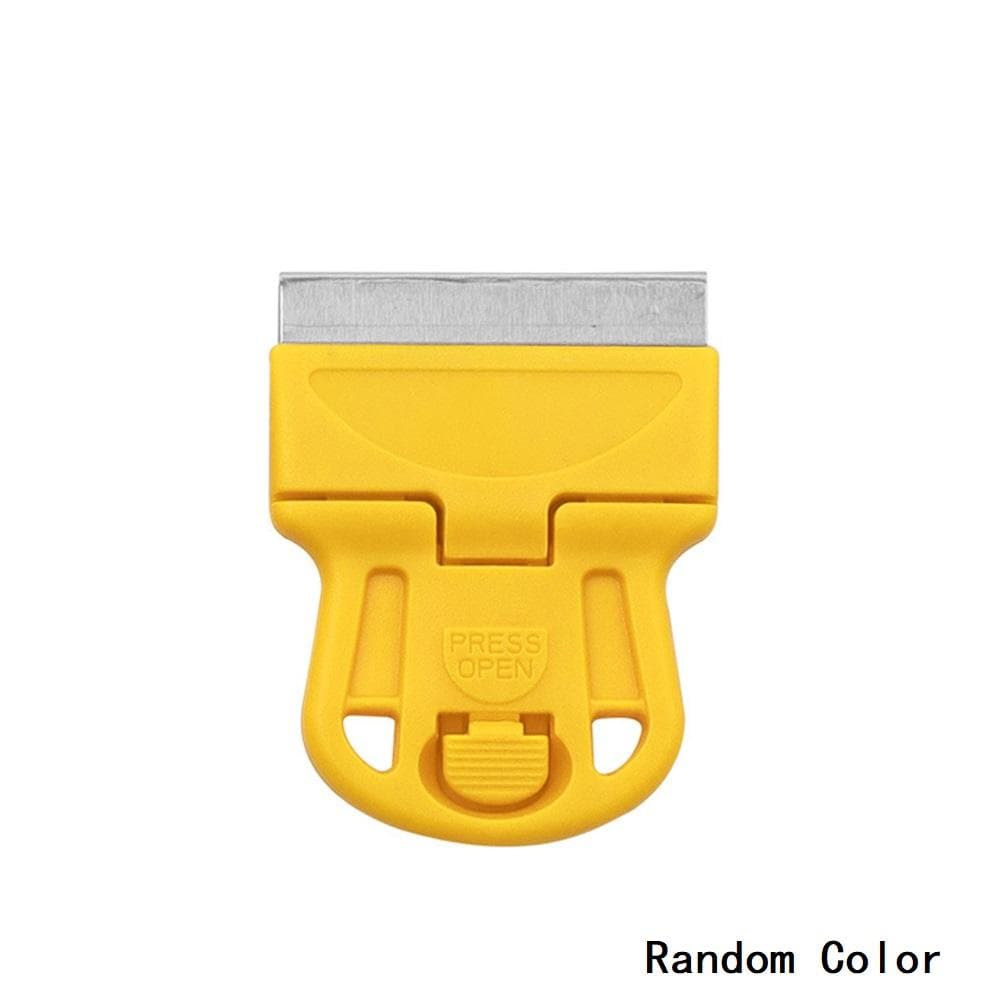 Mini Razor Blade Scraper Single Edge Razor Painting Scraper Holder Handle Tool metal blade