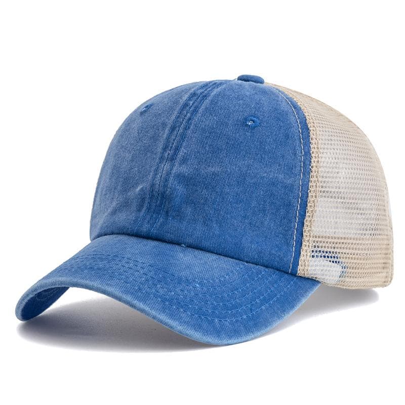 Hot Sale Unisex Trucker Hat Multi Colors Plain Baseball Cap Women Men Washed Cotton Cap 55cm-60cm