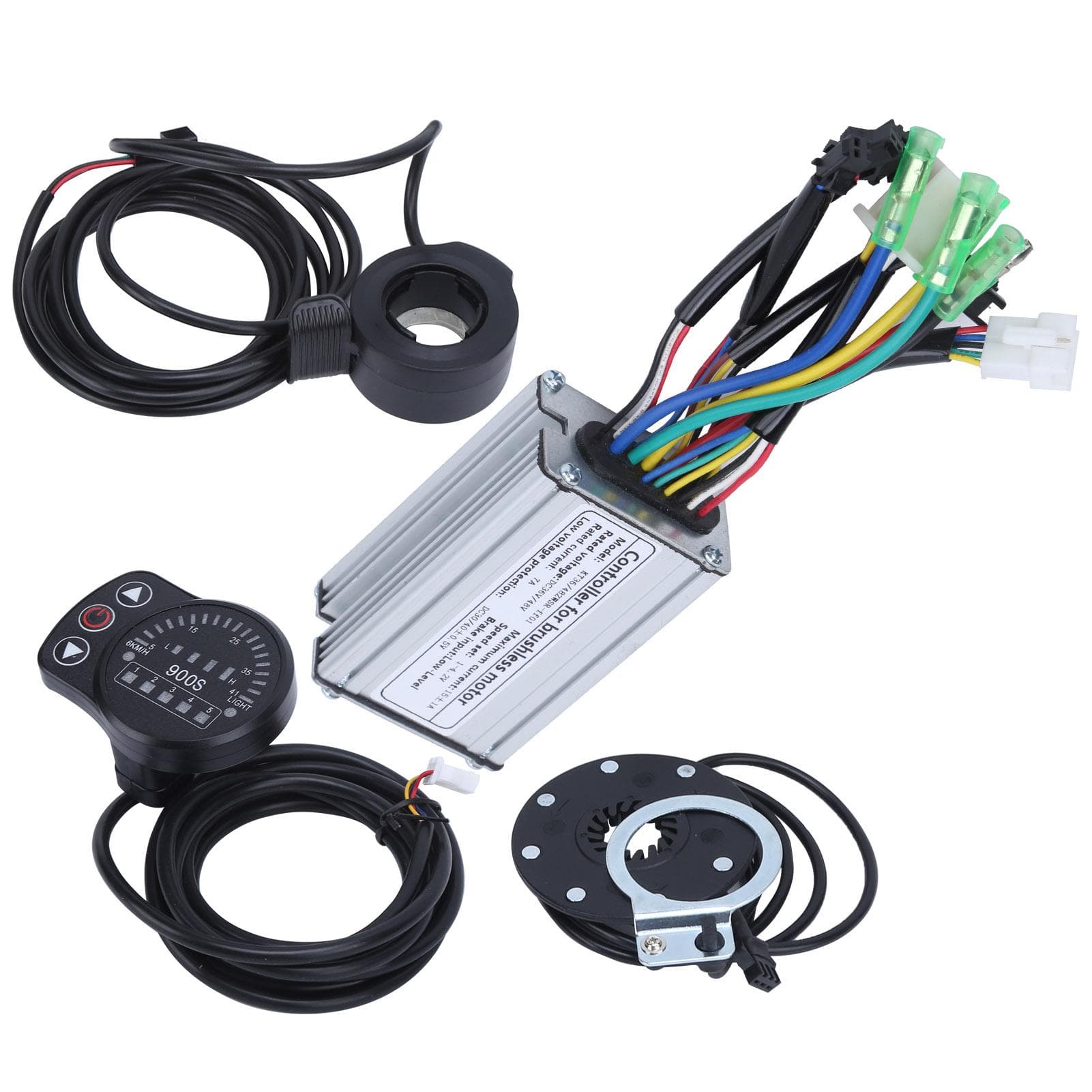 36V48V 250W Electric Motor Brushless 7A Controller with KT?900S LED Panel Kit for Electric Bicycle