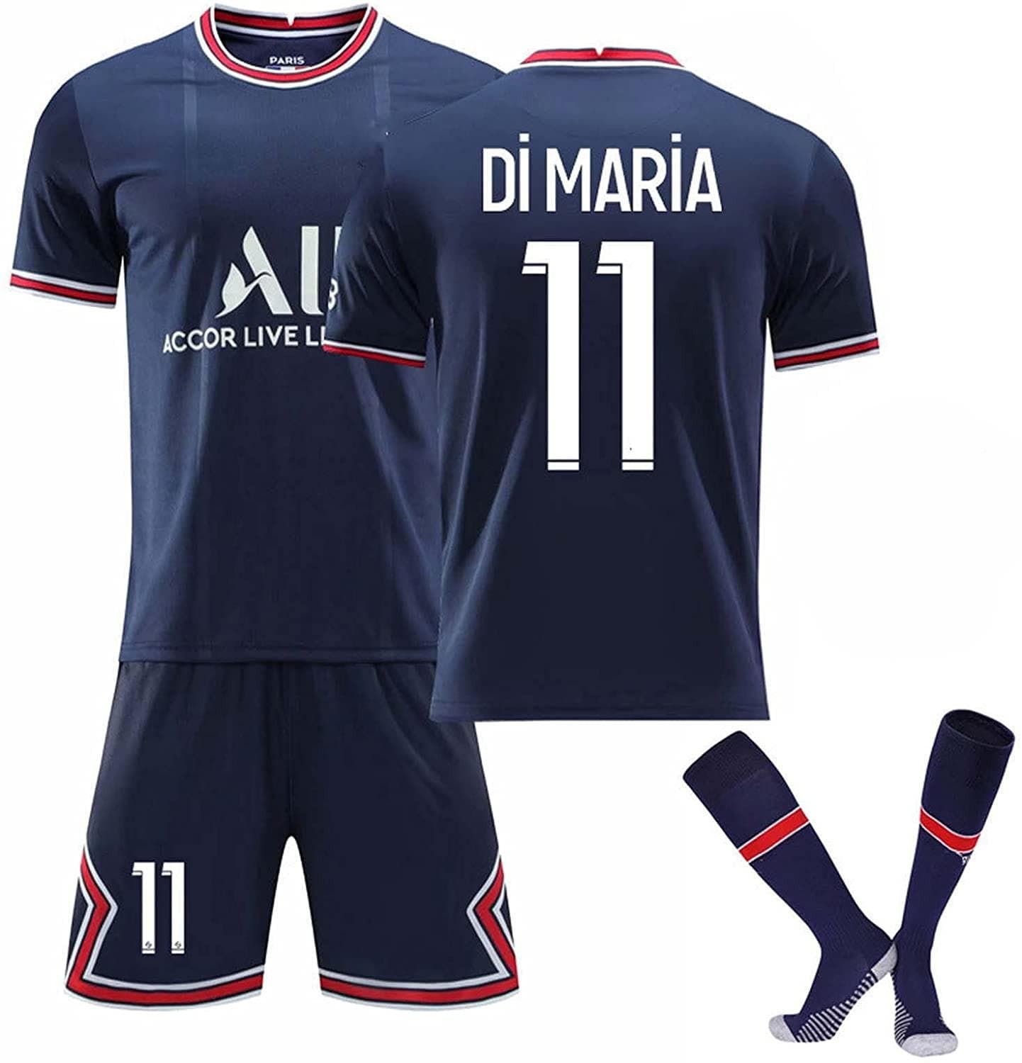 2122 Home Jersey- Saint-Germain Children's Football Training Suit Set 26 Dark blue