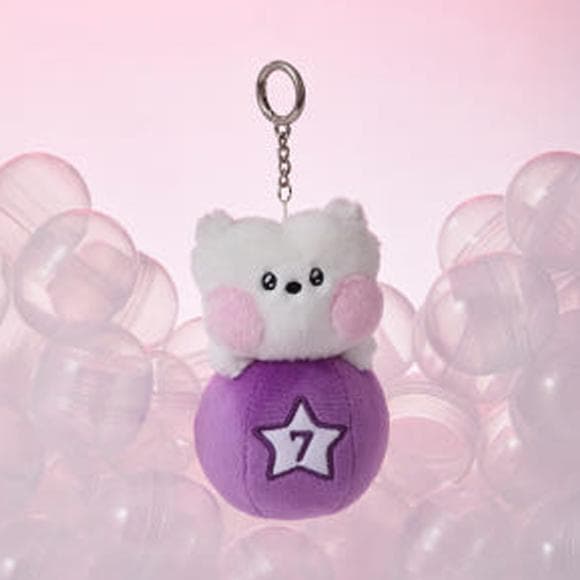 BT21 Minini Lucky Gacha Plush Doll Keyring (7 Options) RJ