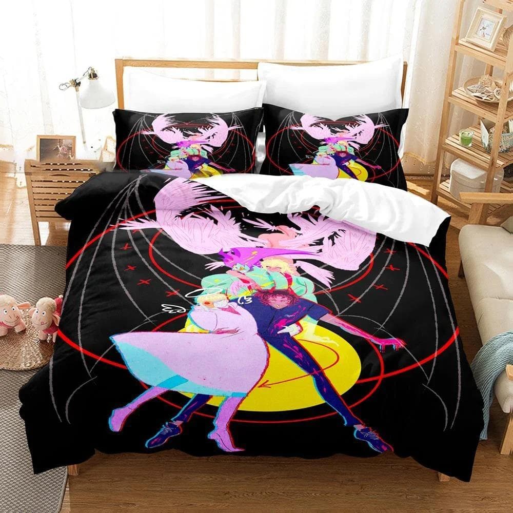Anime Devilman Crybab Bedding Set Duvet Cover Bedroom Comforter Covers Single Twin King Size Quilt Cover Home Textile 70x133cm 2pcs