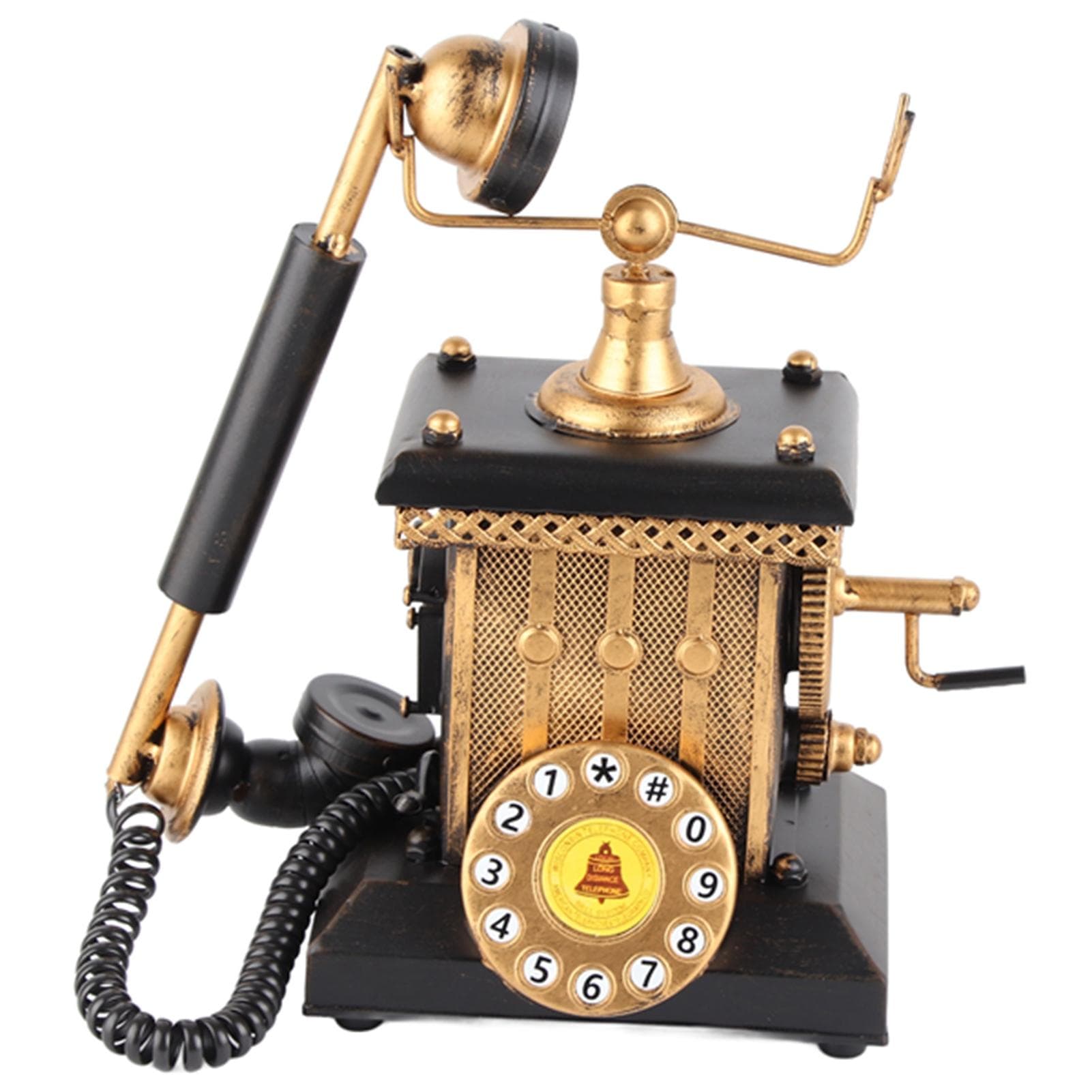 European Style Hand?Operated Telephone Decor Bedroom Living Room Window Display Decoration