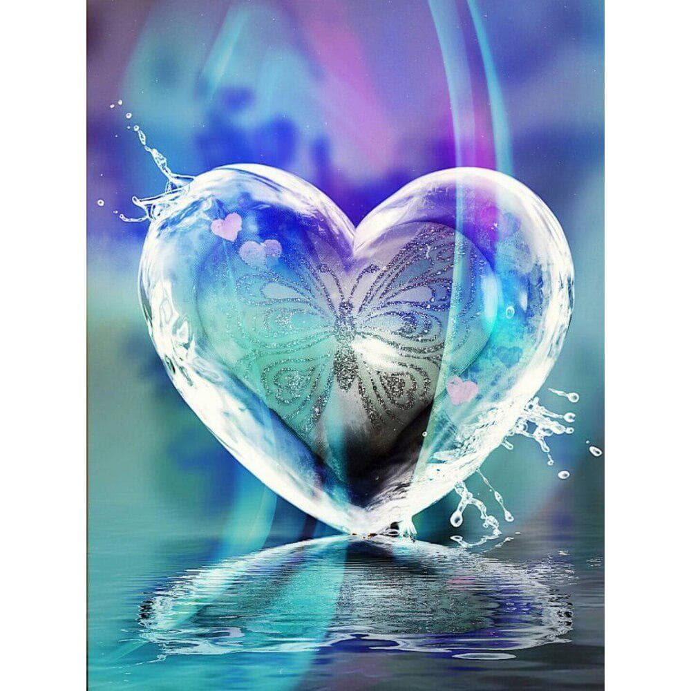 5D DIY Diamond Painting Home Heart Cross Ctitch Kit Wall Full Drilling Embroidery 50X70CM