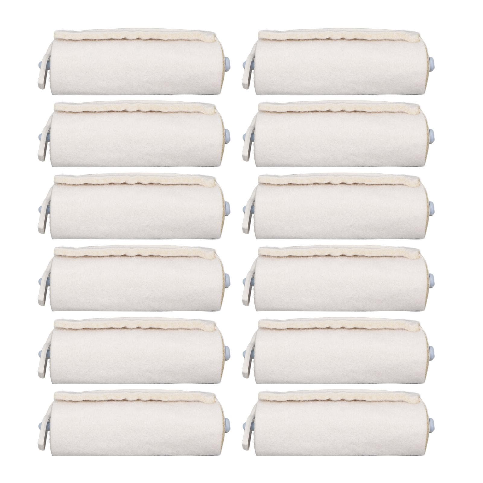 12pcs Hair Heat Insulation Cotton Soft Breathable Portable Hair Heat Foam Pad for Salon Home