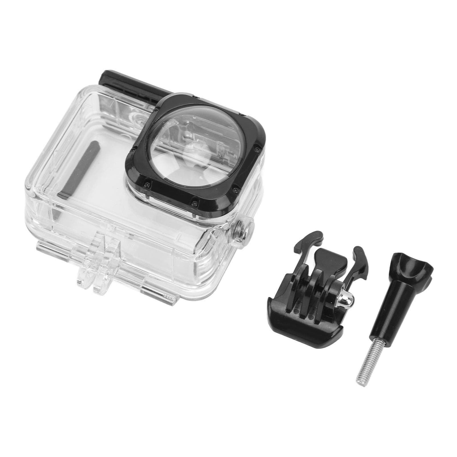 40m Waterproof Housing Case for HERO 109 Max Lens Mod Wide Angle Lens Action Camera Black black