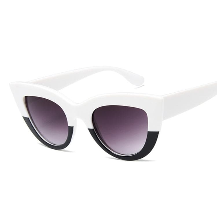 Fashion Round Cat Eye Sunglasses Women Luxury Designer Vintage UV400 Protection Stylish Female Glasses