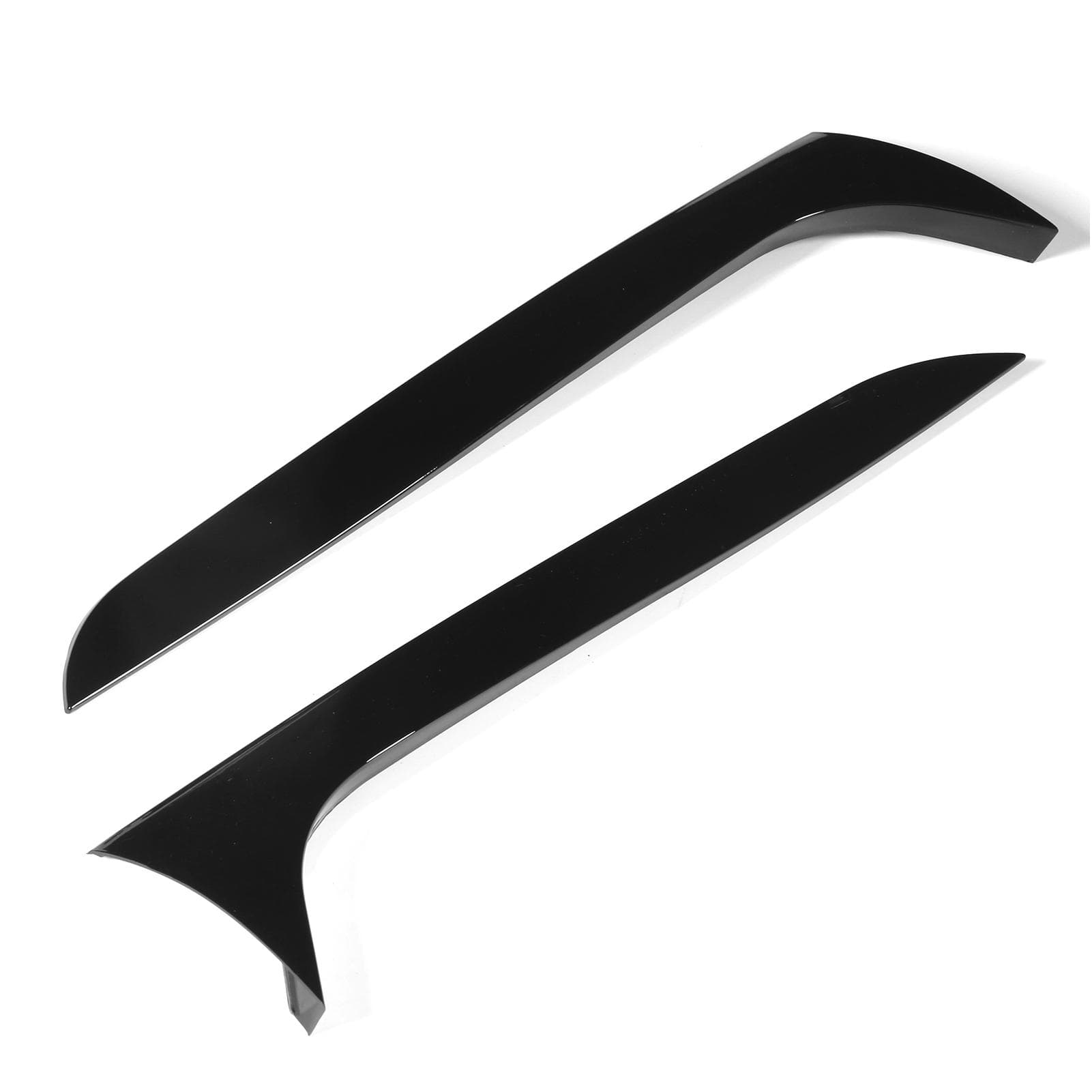 2pcs Rear Back Window Side Spoiler Glossy Black Maintenance Replacement for A4 B8 Allroad Avant