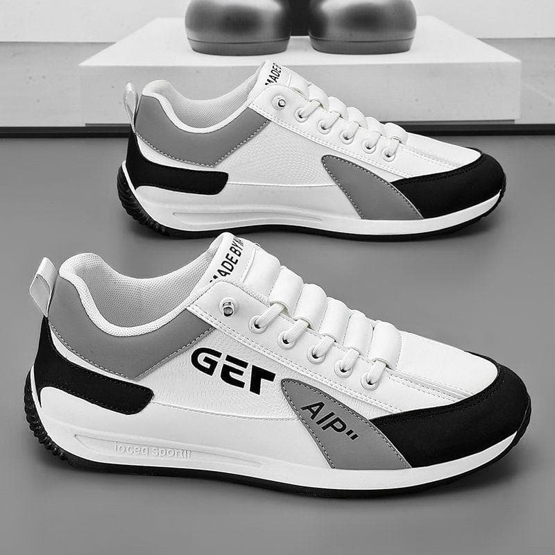 Men's One-Step Spring 2024 Forrest Gump Casual White Running Shoes with Thick Soles EU 42 white