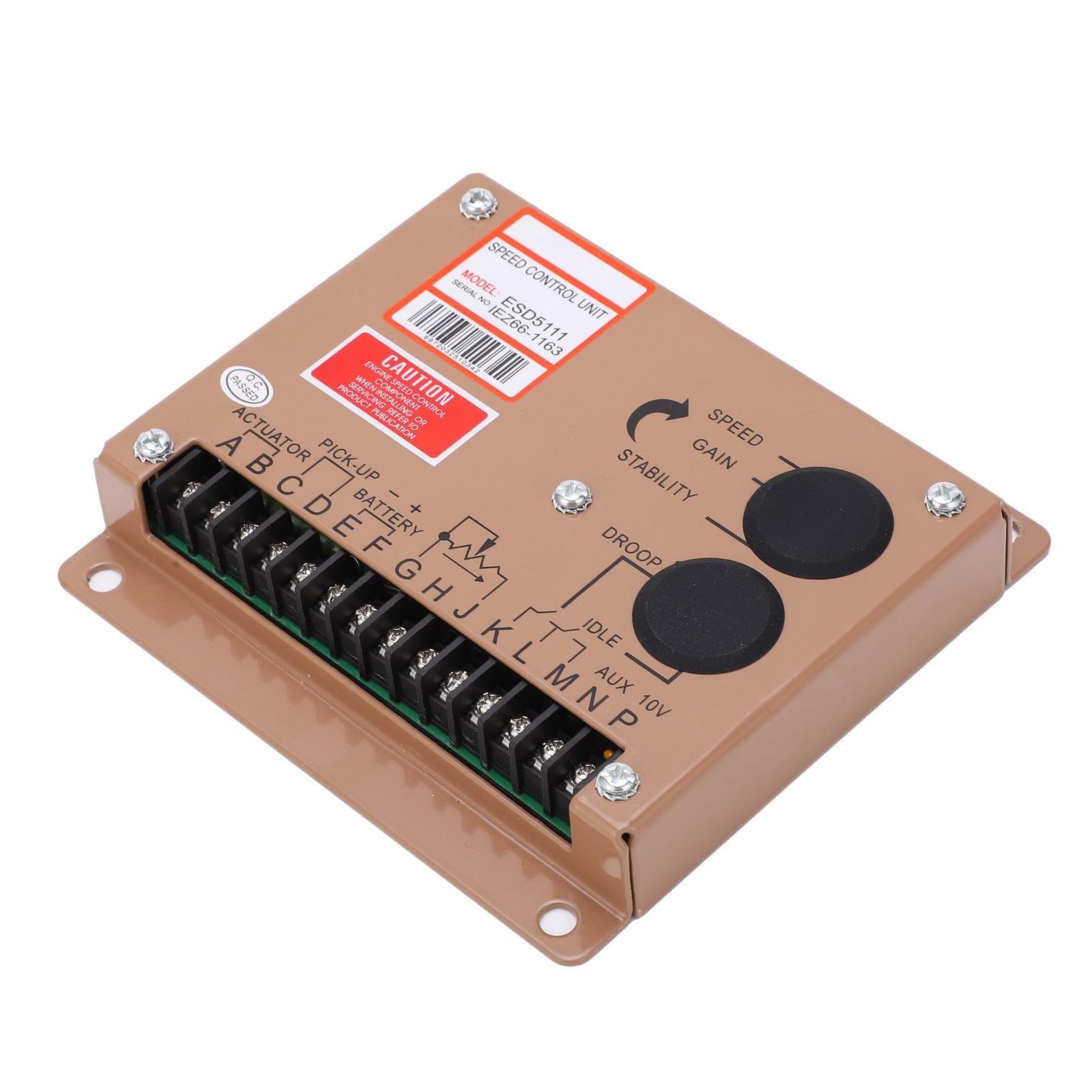 Electronic Governor Generator Engine Speed Control Board Iron Regulator ESD5111 DC 12V24V