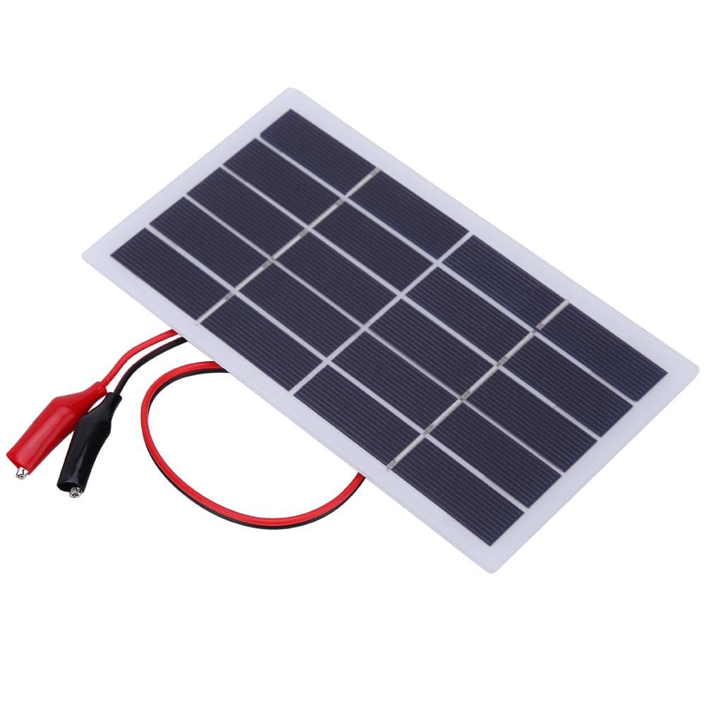 2W 5V Polycrystalline Silicon DIY Using Solar Panel Lightweight with Clip 173x99x2MM(2W 5V Clip )