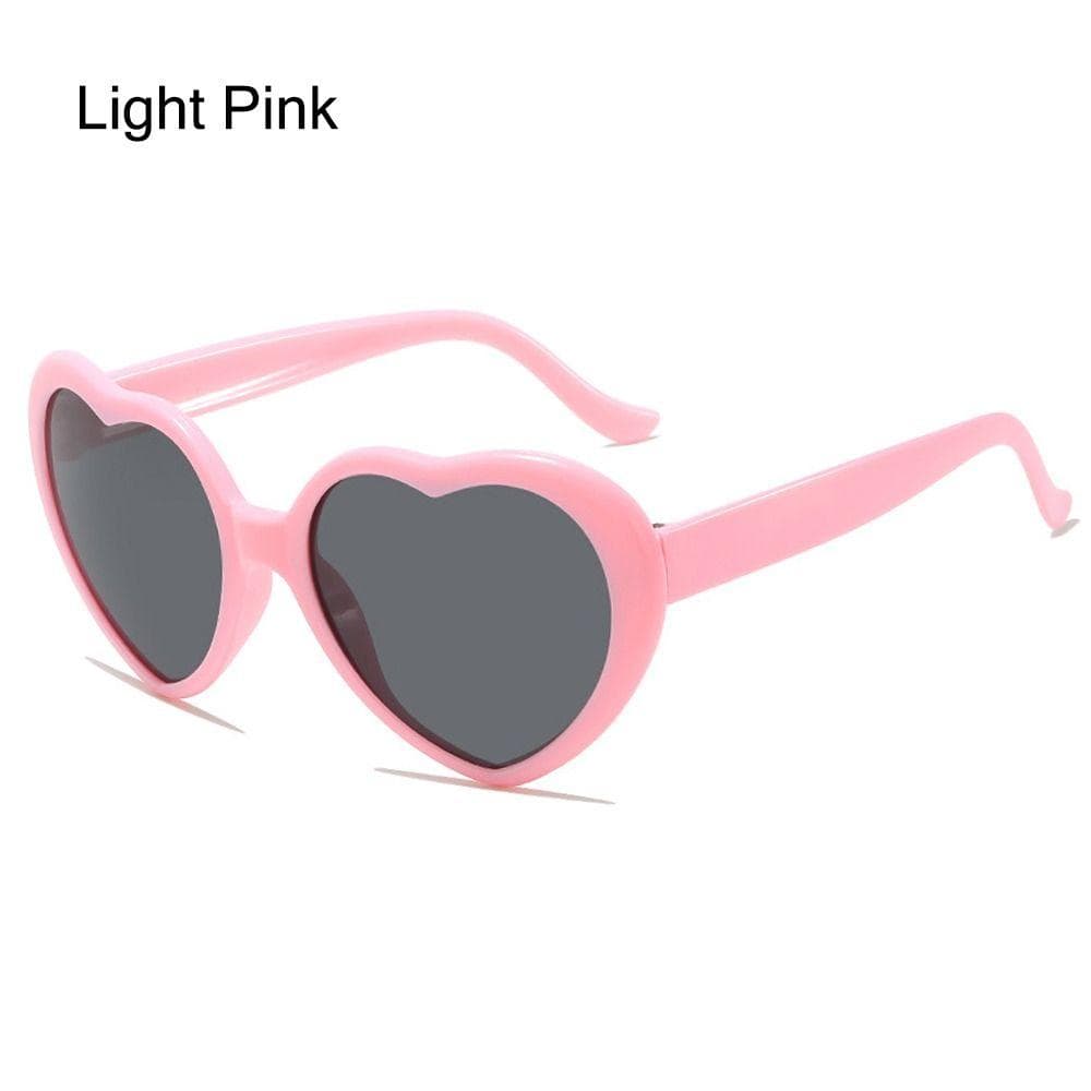 Retro UV400 Heart Sunglasses Women Summer Accessories Cosplay Halloween Party Glasses Fashion UV Protection