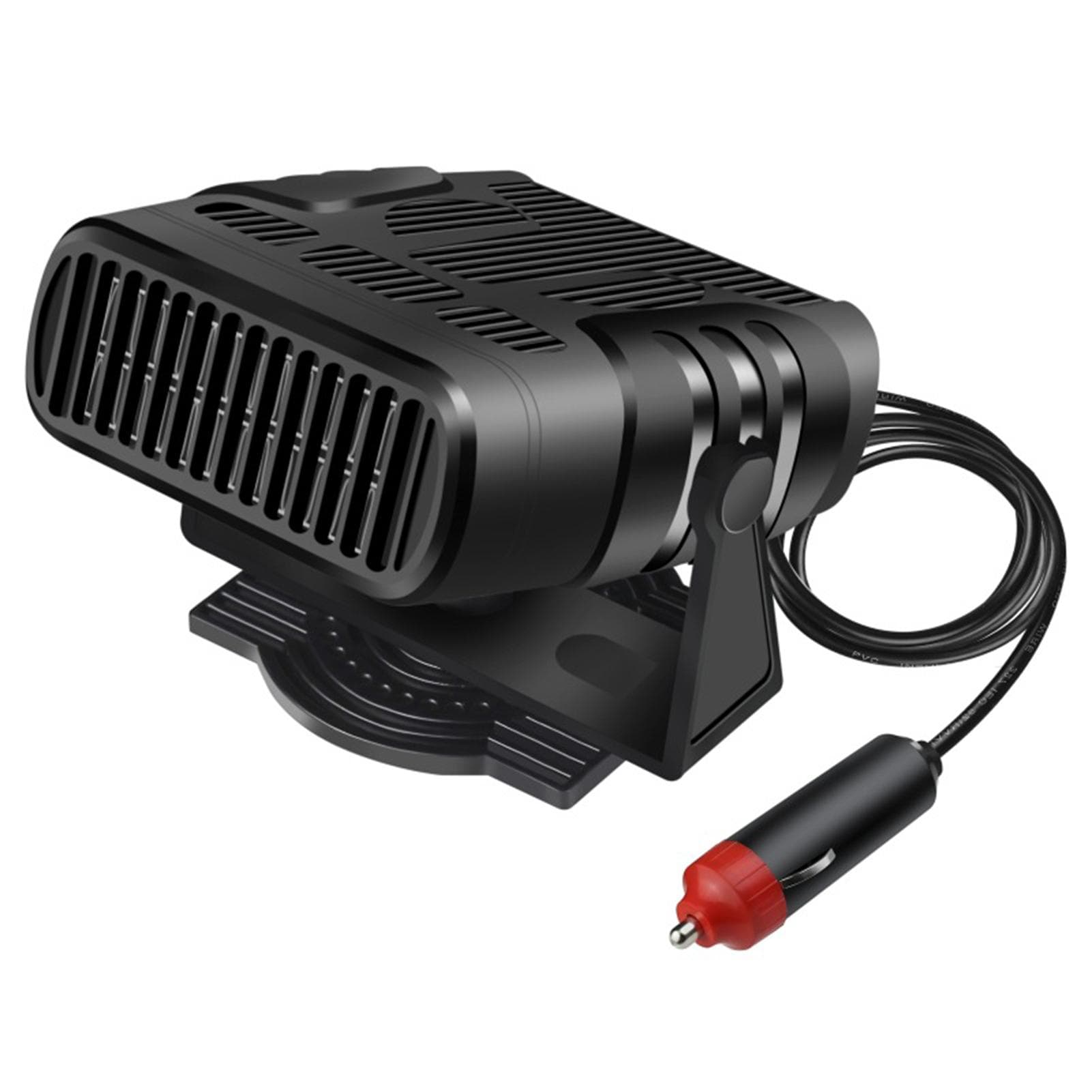 Car Heater, Multi-Function Portable Car Heater, 200W 24V Car Heater That Plugs Into Cigarette 24V black