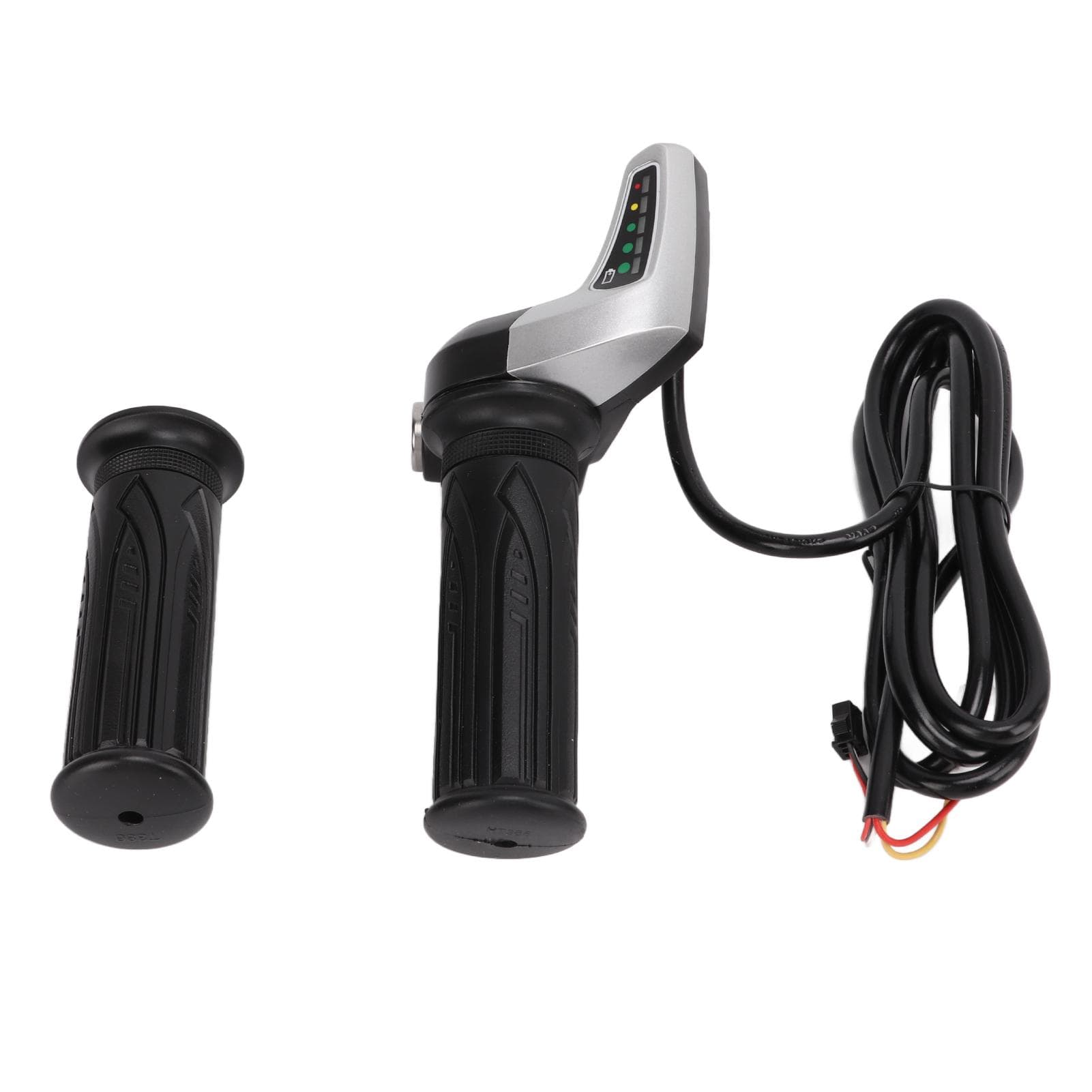 1 Pair Electric Bike Throttle Grip Universal Electric Scooter Wire Twist Throttle Grip with LED