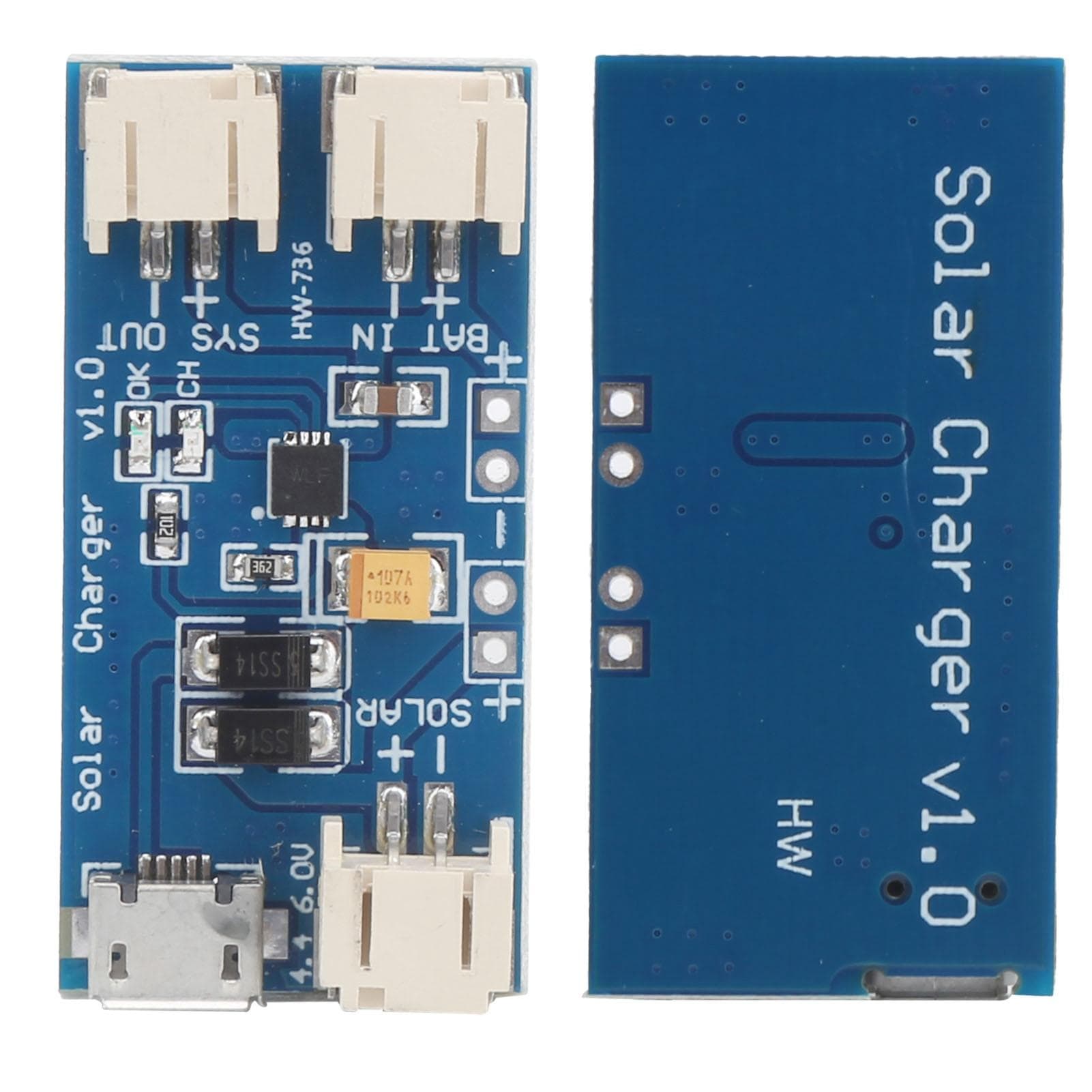 Mini Solar Charging Board Lithium Battery USB Charging Module CN3065 500mA DC 4.46V