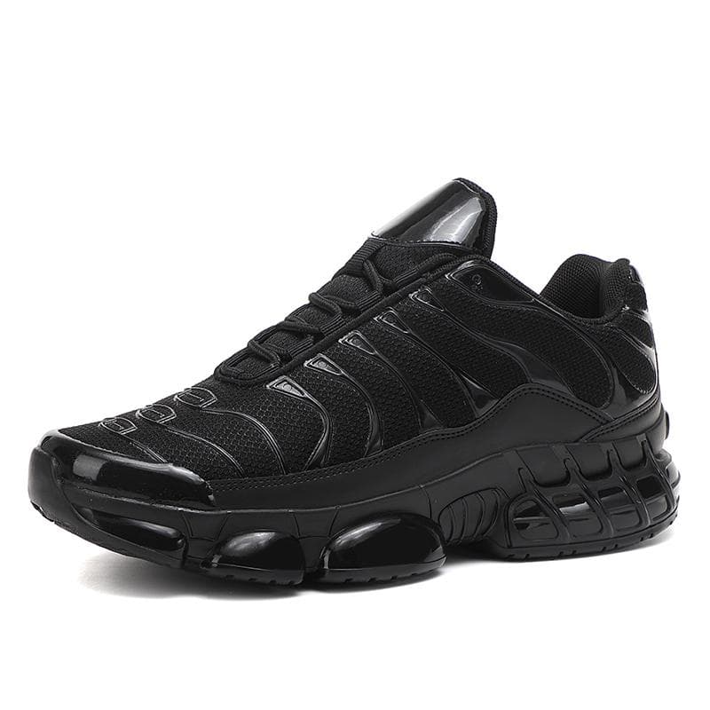 Men's Plus Size Fashion Trend Anti Slip and Wear-resistant Sports and Leisure Shoes Running Shoes Men's Shoes 45 black