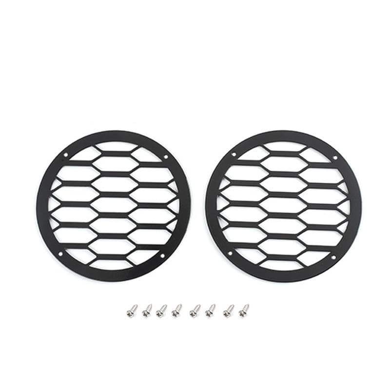 Car Front Fog Light Cover Trim Fog Lamp Guard Decoration for Suzuki Jimny 2019-2023 Metal Accessories, 2pcs(Black) Choice 3
