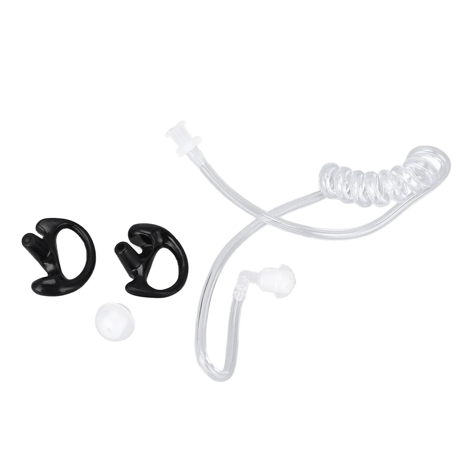 Accoustic Ear Tube Air Acoustic Coil Tube Earpiece Headset Acoustic Coil Two Way Radio Audio Kits white