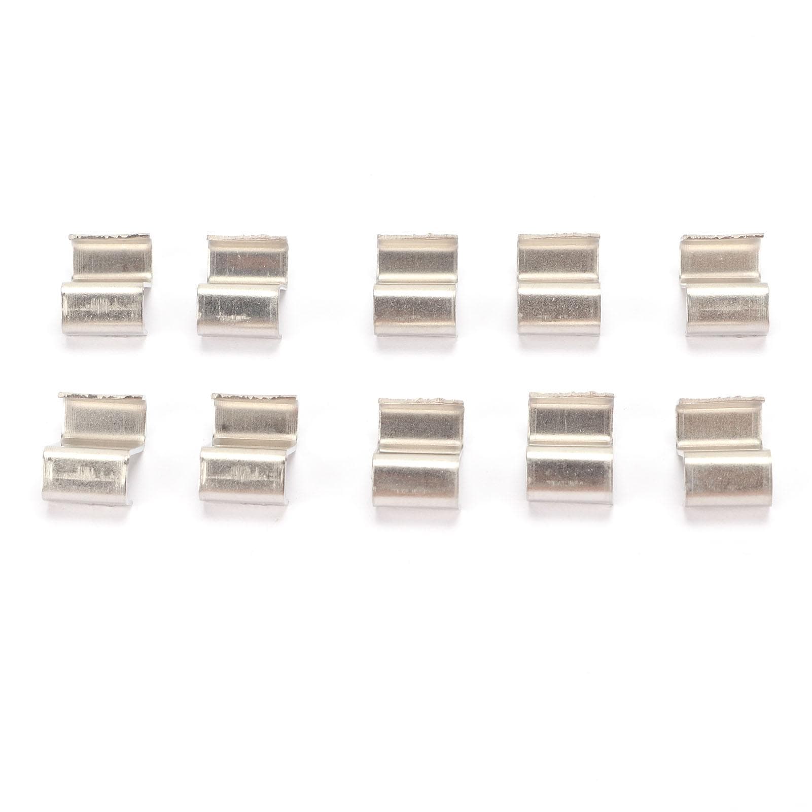 100Pcs Z Type Spring Clips Stainless Steel Safe Easy Installation Z Wire Fixing Clips for Gardening
