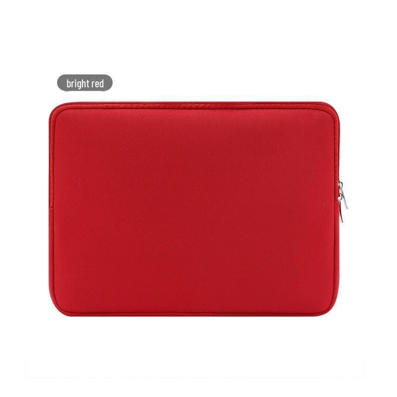 13 Neoprene Tablet & Laptop Sleeve, Anti-Collision, Zipper Closure 10" bright red