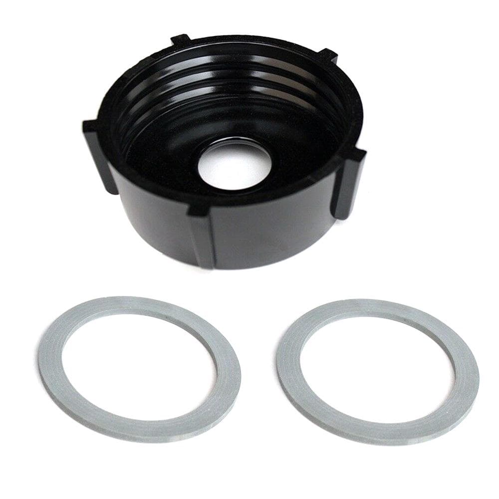 Blender Jar Base + 2Pcs Rubber O-Ring Gaskets Compatible with Oster Blender 4902-003 1 kit