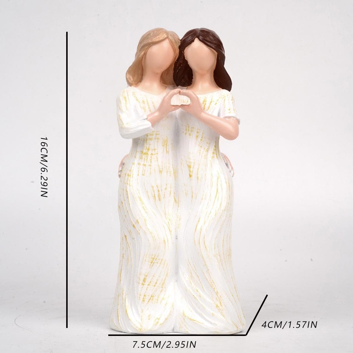 Sister Birthday Gifts from Sister: Sister Figurines Gift, Friendship Christmas Thanksgiving Gift for Sisters Best Friends Women